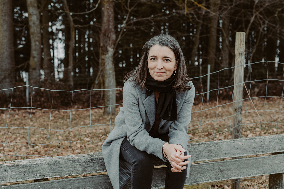 Daniela Angleitner in der Natur bei Ried im Innkreis